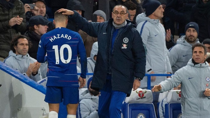 Sarri Bemoans Hazard Defensive Headaches At Chelsea