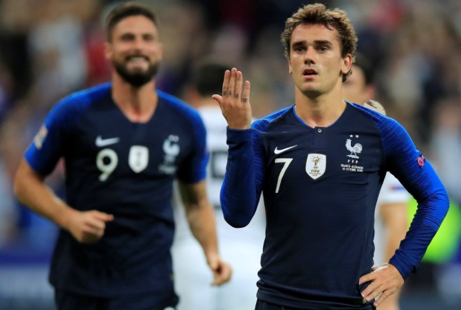 Griezmann Hits Brace As France Earn Comeback Win Over Grmany