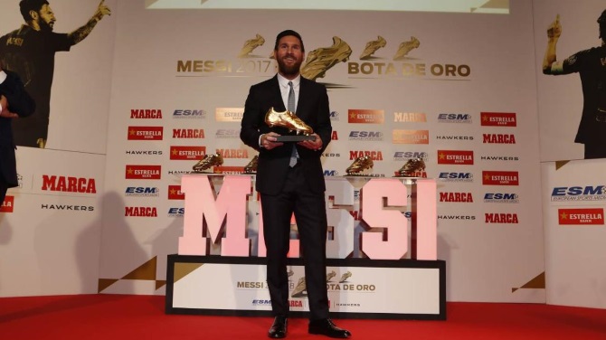 Messi Wins Record Golden Shoe Award,Humbled By Personal Successes