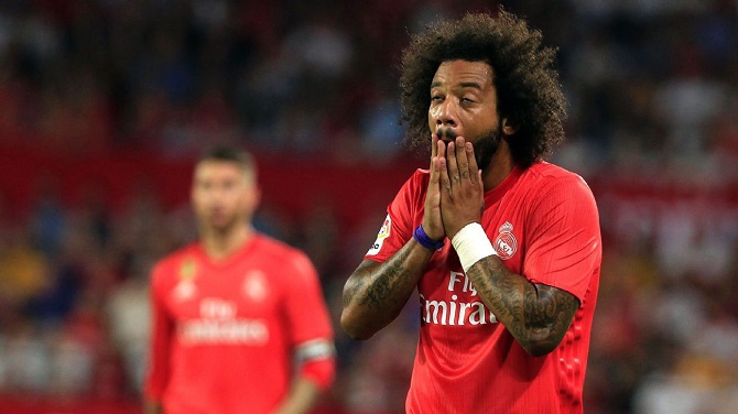 Real Madrid Sweat On Marcelo