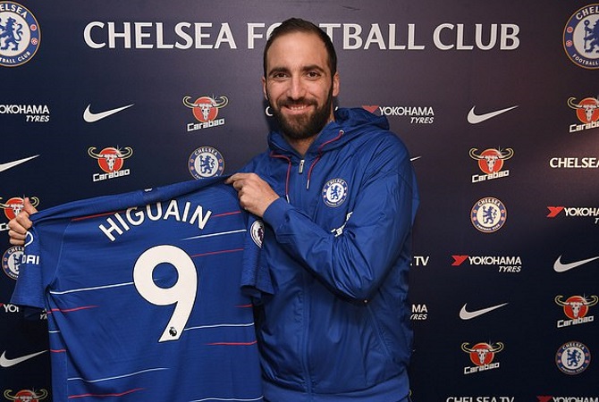 Higuain Joins Chelsea On A Six-Month Loan Deal
