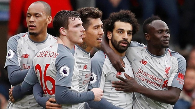 Sensational Salah Hat-trick Sends Liverpool Top