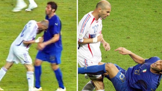 On This Day In 2006: Zidane Headbutts Materazzi In World Cup Final