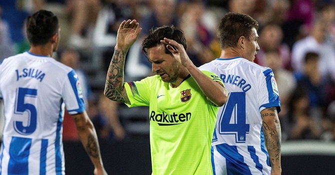 Barcelona Suffer First La Liga Defeat Of The Season At Leganes