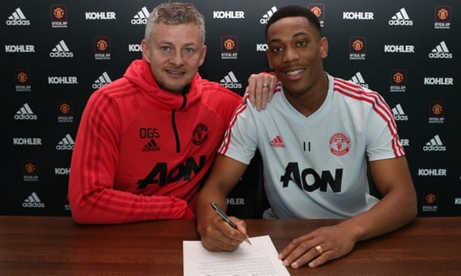 Martial Signs Long Term Deal With United