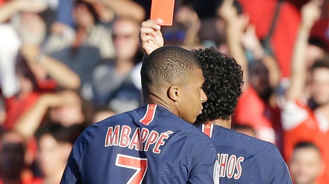 Mbappe Causes Stir With Red Card Comment