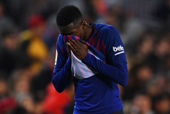 Dembele Out For 15 Days With Sprained Injury