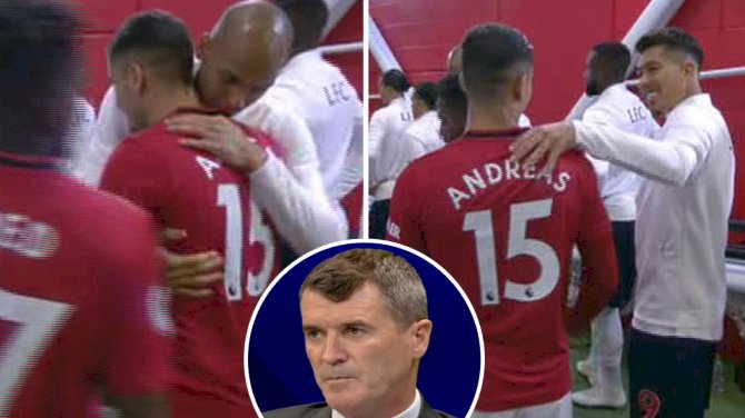 Firmino Disagrees With Roy Keane Over ‘Hugging And Kissing’ Comments