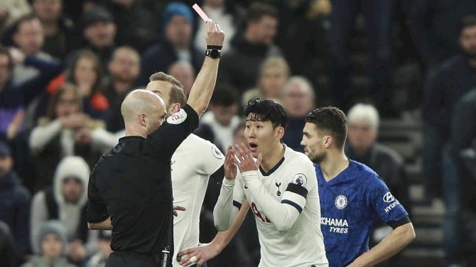 Spurs Appeal Son’s Red Card Against Chelsea