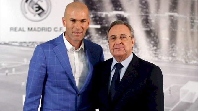 ‘Zidane A Blessing From Heaven’- Florentino Perez Hails Madrid Boss After Super Cup Triumph