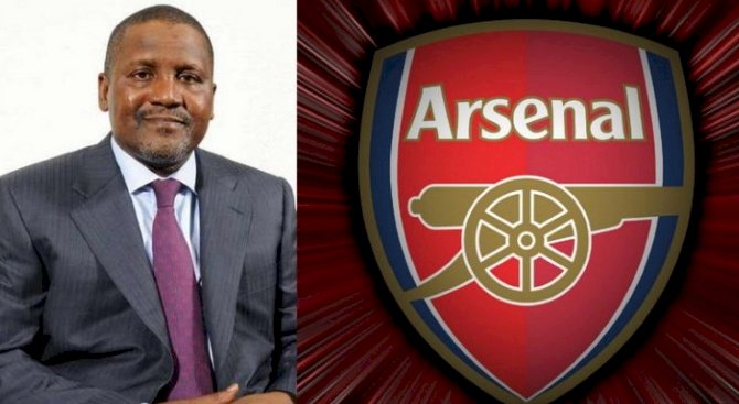 ‘Africa’s Richest Man’ Dangote Plots Arsenal Takeover In 2021