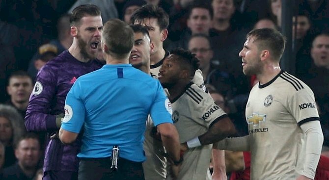 Man United Charged By FA For Players’ Behaviour In Liverpool Game