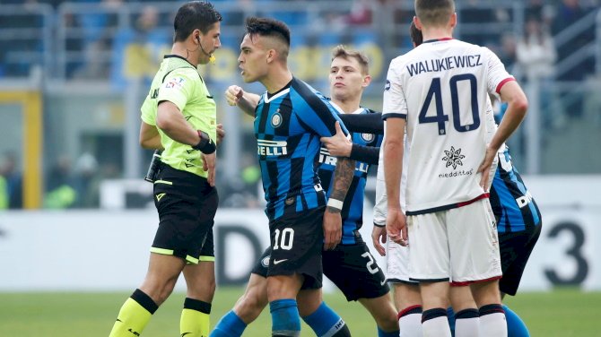 Lautaro Martinez Warned To Control Anger After Seeing Red Against Cagliari