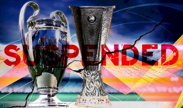 BREAKING: Champions League And Europa League Ties Postponed Over Covid-19 Fears