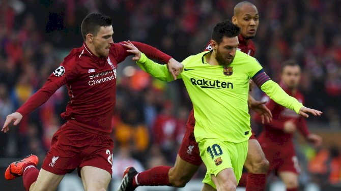 ‘Hopefully He Stays In Spain For Me’-Robertson Against Messi Move To Man City