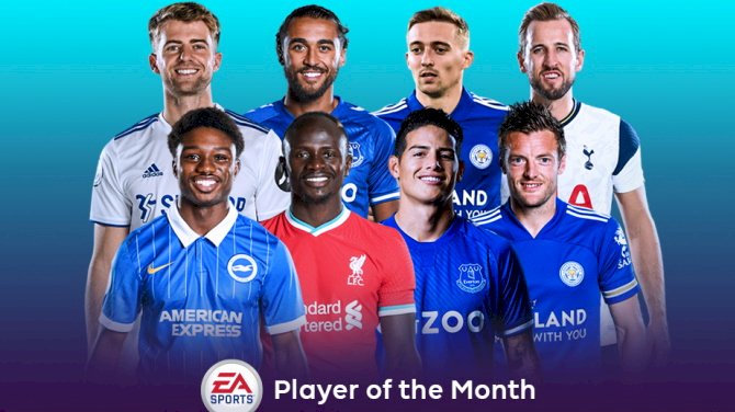 September Premier League Player Of The Month Shortlist Released