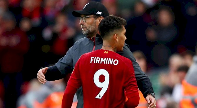 Klopp Leaps To Firmino’s Defence After Jota’s Atalanta Hattrick