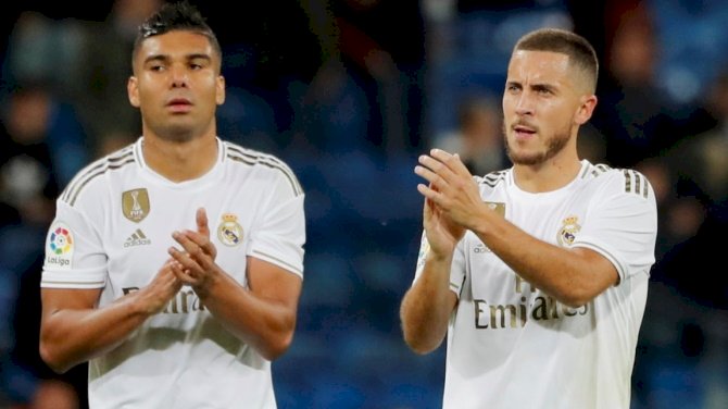 Real Madrid Duo Hazard and Casemiro Test Positive For Coronavirus