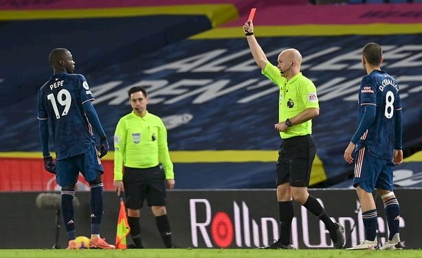 Arteta Slams Pepe For ‘Unacceptable’ Red Card Against Leeds