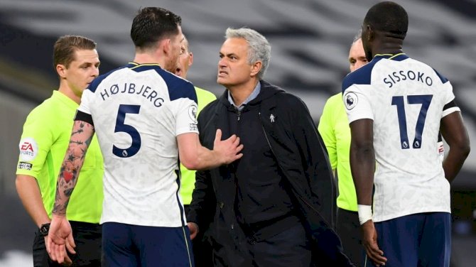 ‘He’s Going To Be A Coach One Day’- Mourinho Hails Hojbjerg Influence In North London Derby Win