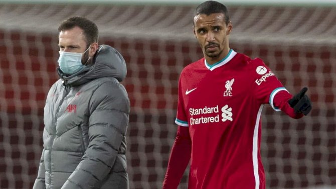Liverpool Lose Matip To Injury For Rest Of Season