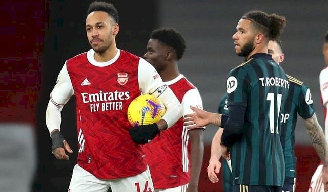 Aubameyang Grateful For Arsenal Support After Notching First Premier League Hattrick