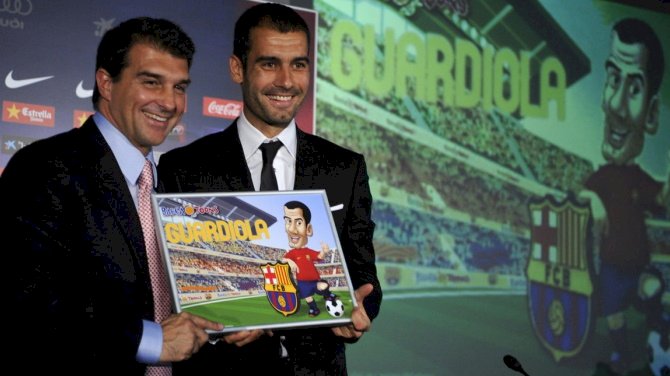 Guardiola Wishes Laporta Luck On His Return As Barcelona President