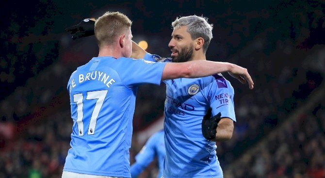 De Bruyne And Aguero Back In Training Ahead Of Carabao Cup Final