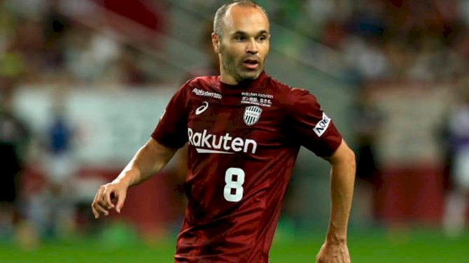 Iniesta Extends Contract With Vissel Kobe Until 2023