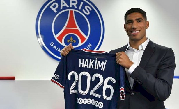 PSG Complete Hakimi Signing From Inter Milan