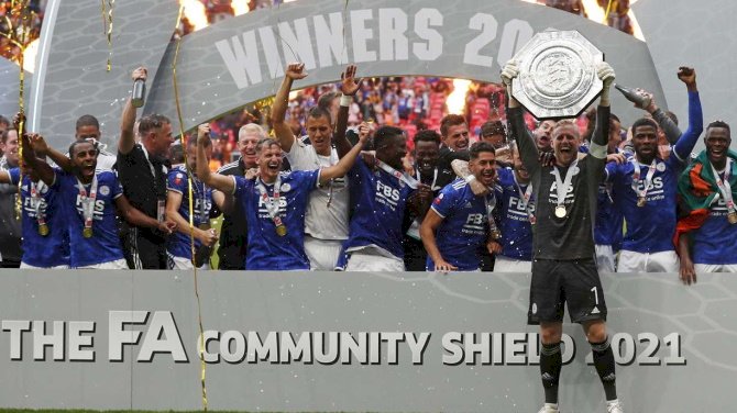 Iheanacho Penalty Sees Leicester Beat Man City To Community Shield Trophy