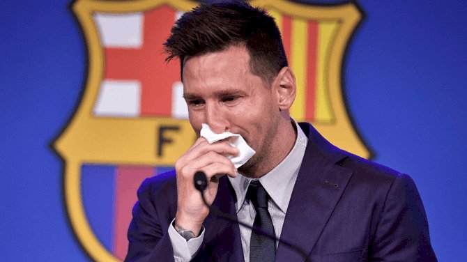 Messi Slammed For Shedding ‘Crocodile Tears’ At Barcelona Farewell