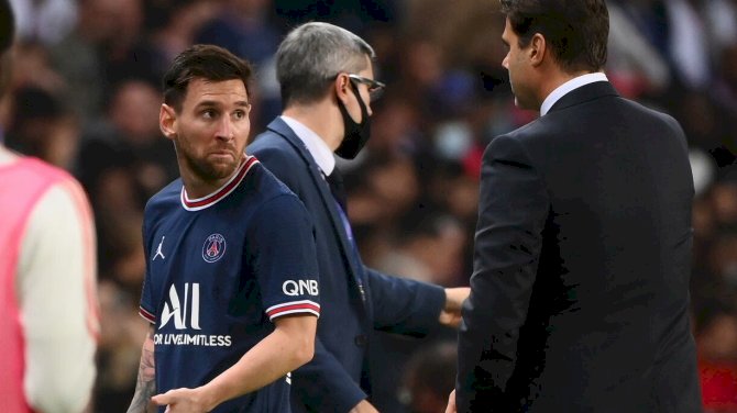 Pochettino Defends Decision To Substitute Messi Against Lyon