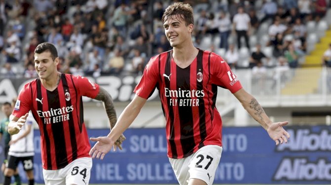 Daniel Maldini Revels In First Serie A Goal For AC Milan