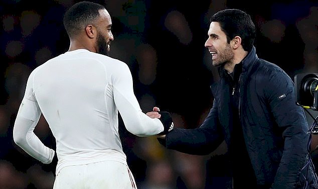 Arteta Remains Coy On Lacazette’s Contract Situation At Arsenal
