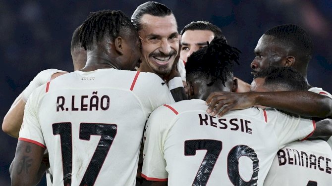 Ibrahimovic Optimistic Of Serie A Success After AC Milan Earn Roma Scalp