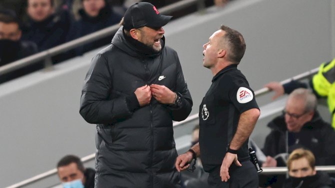 Klopp Lays Into Referee Paul Tierney Over Performance In Spurs Draw