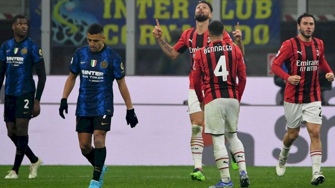 Two-Goal Hero Giroud Praises AC Milan’s Fighting Spirit In Milan Derby Comeback Win