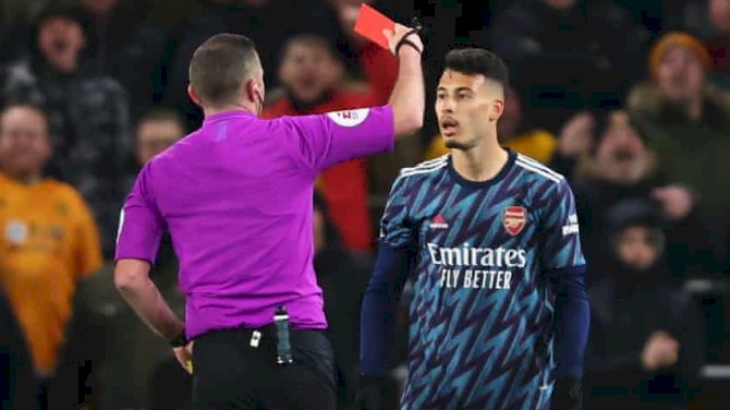 Arteta Demands Explanation For Martinelli Red Card Against Wolves