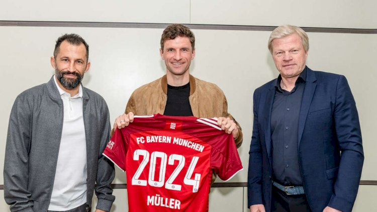 Thomas Muller Pens Bayern Munich Extension Until 2024