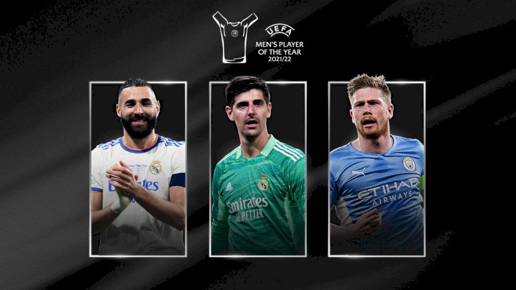 Benzema, Courtois And De Bruyne Up For UEFA Men's Player Of The Year Award