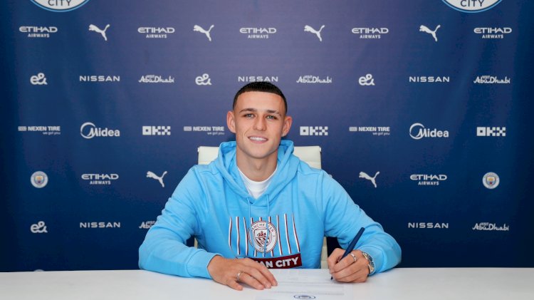 'An Honour To Be Part Of This Club'- Foden Pens Man City Extension Until 2027