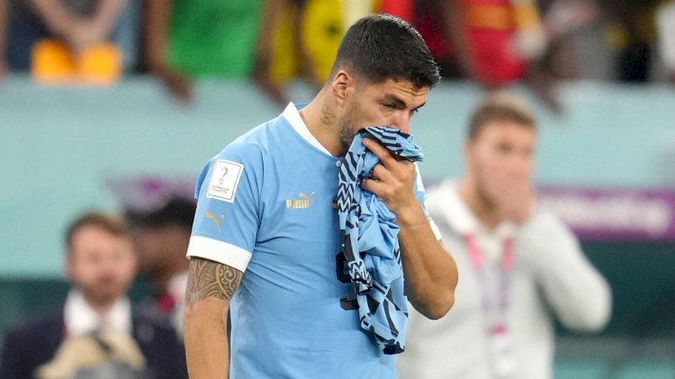 Teary Suarez Accuses FIFA Of Conspiring Against Uruguay After World Cup Exit