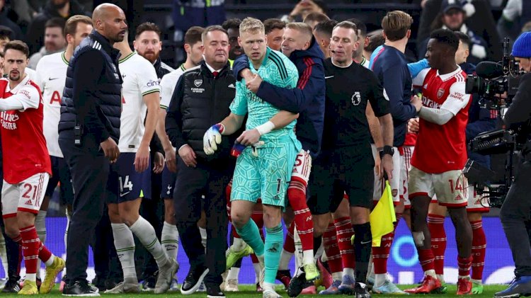 Spurs Condemn Fan Attack On Arsenal Goalkeeper Ramsdale