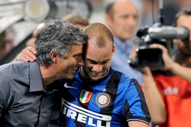'Happy Birthday Jose!'- Sneijder Maintains Mourinho Is Still Number One