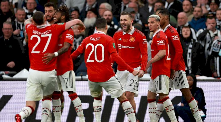 Ten Hag Delivers Man Utd's First Trophy Since 2017 In Carabao Cup Win Over Newcastle