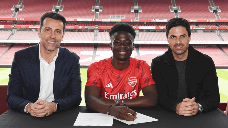 Saka Extends Arsenal Contract Until 2027