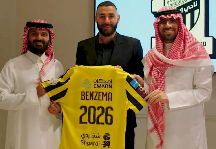 Benzema Joins Al-Ittihad On Three-Year Contract Following Real Madrid Departure