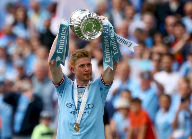 'Its 50-50'- De Bruyne Plays Down Man City's Favourites Tag For Champions League Final