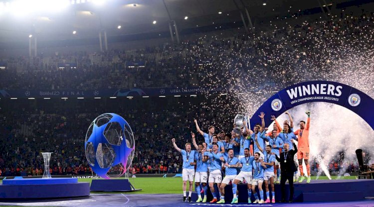 Man City Beat Inter To Win Champions League And Seal Famous Treble